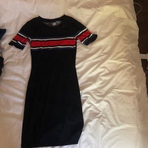 Skin tight ribbed dress